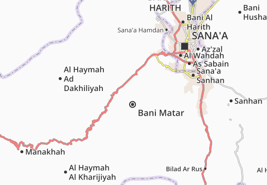 Kaart Plattegrond Bani Matar