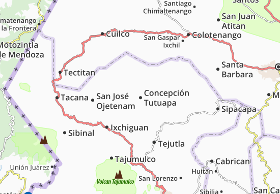 Kaart Plattegrond Concepción Tutuapa