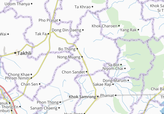 Karte Stadtplan Nong Muang