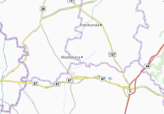 Mapa Maddikera
