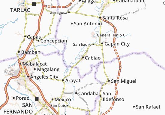 Kaart Plattegrond Cabiao