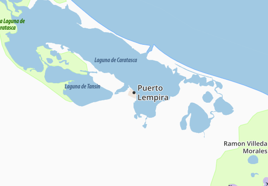 Carte-Plan Puerto Lempira