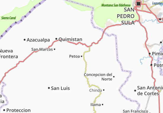 Mapa Petoa