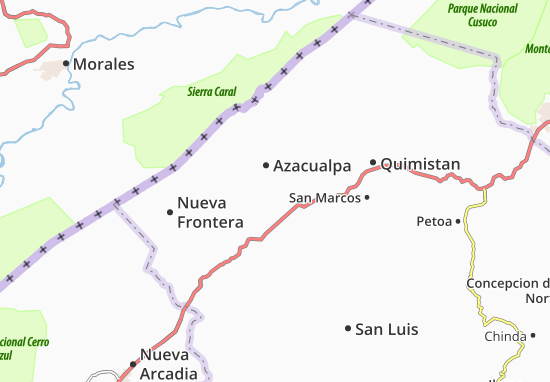 Karte Stadtplan Macuelizo
