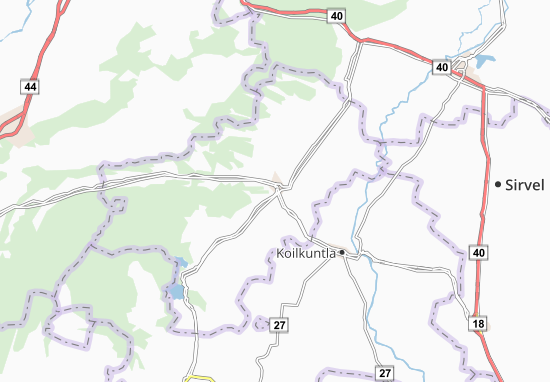 Karte Stadtplan Banganapalle