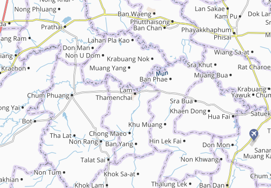 Lam Thamenchai Map