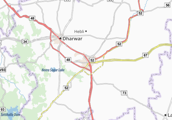 Hubli Map
