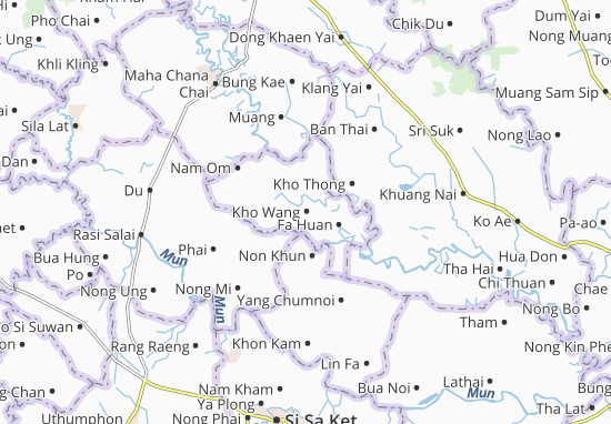 Karte Stadtplan Kho Wang