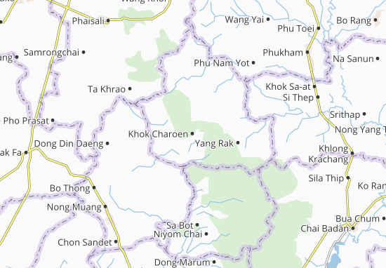 Khok Charoen Map