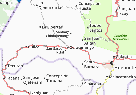 Carte-Plan Colotenango