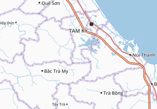Karte Stadtplan Tam Lãnh