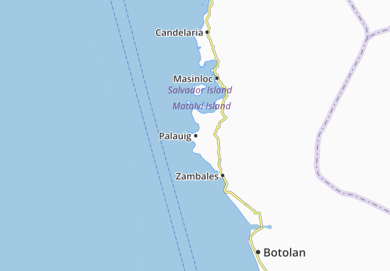 Palauig Map