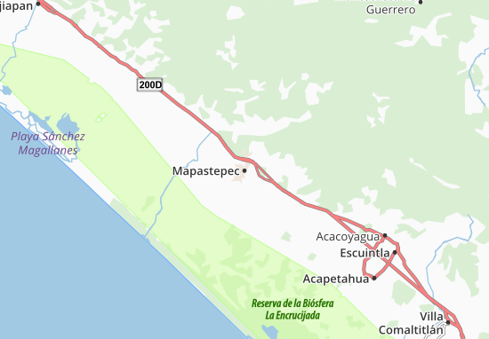 Mapastepec Map