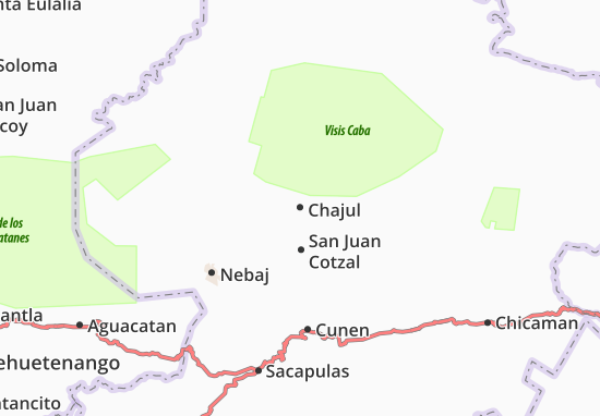 Kaart Plattegrond Chajul