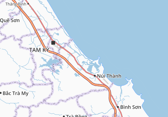 Kaart Plattegrond Tam Hòa