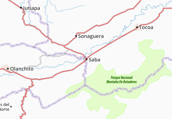 Carte-Plan Saba