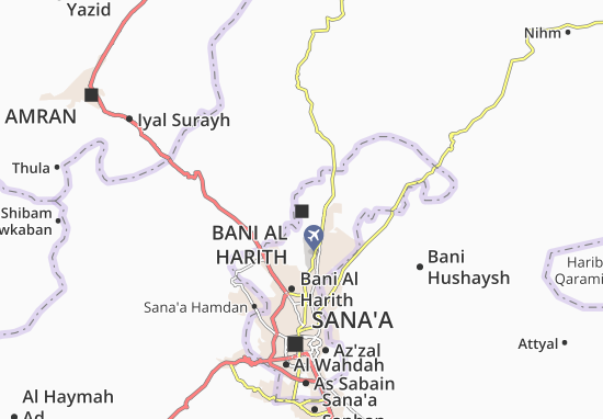 Mapa Bani Al Harith