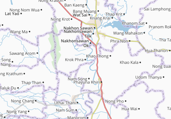Kaart Plattegrond Krok Phra