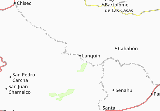 Karte Stadtplan Lanquin