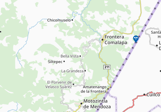 Kaart Plattegrond Bella Vista