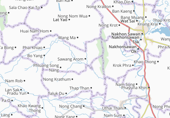 Kaart Plattegrond Sawang Arom