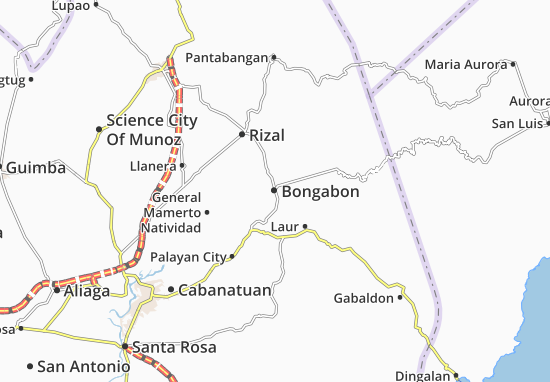 Bongabon Map