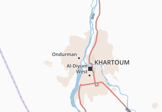 Karte Stadtplan Wad Nubawi