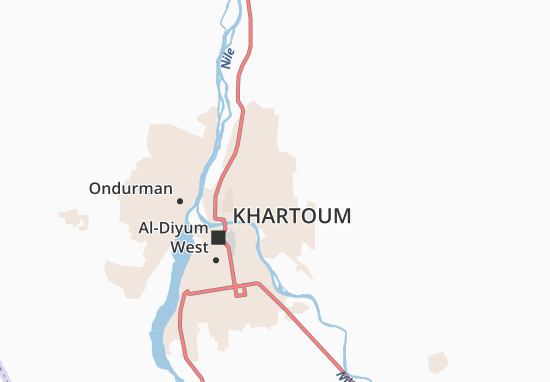 Mapa Khartoum North Outlying