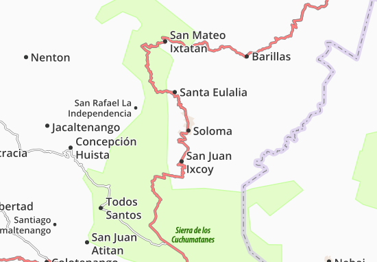 Karte Stadtplan Soloma
