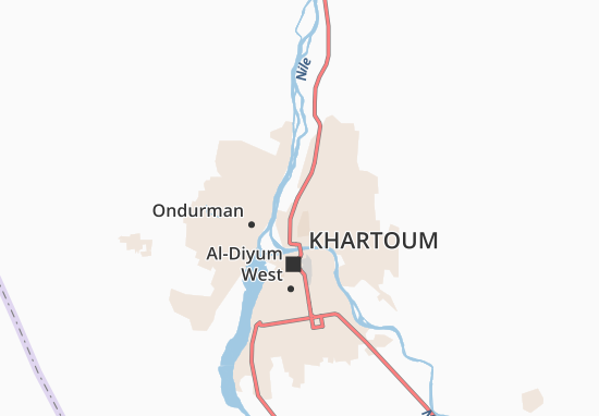 Karte Stadtplan Shambat Extension