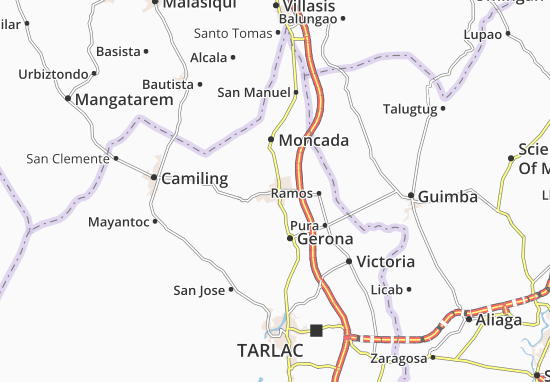 Karte Stadtplan Paniqui