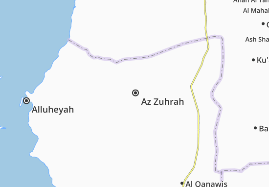 Karte Stadtplan Az Zuhrah