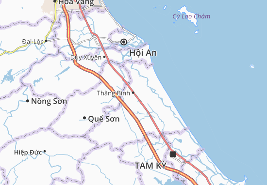 Kaart Plattegrond Thăng Bình