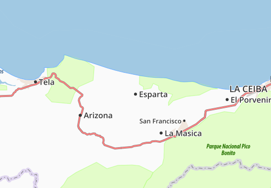 Carte-Plan Esparta