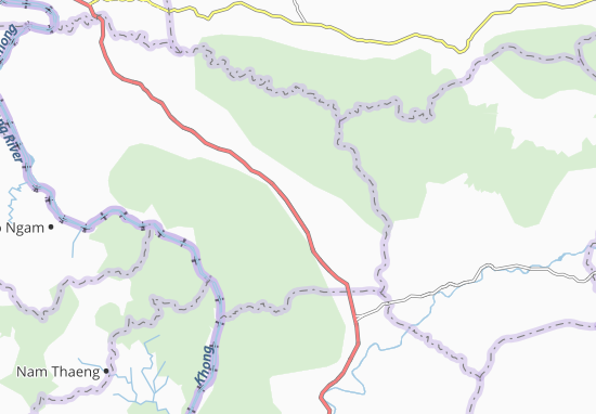 Mapa Ban Phou Daotieng Noi