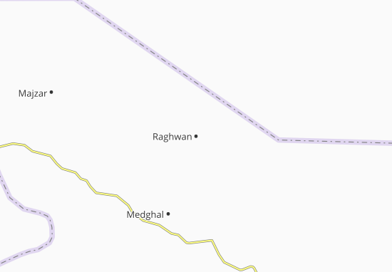 Kaart Plattegrond Raghwan