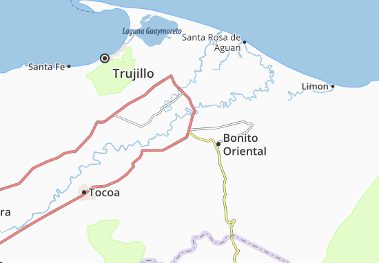 Karte Stadtplan Corocito