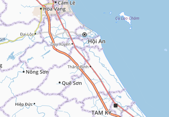 Karte Stadtplan Hương An