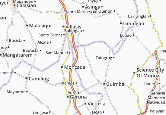 Karte Stadtplan Cuyapo