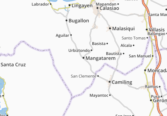 Mangatarem Map