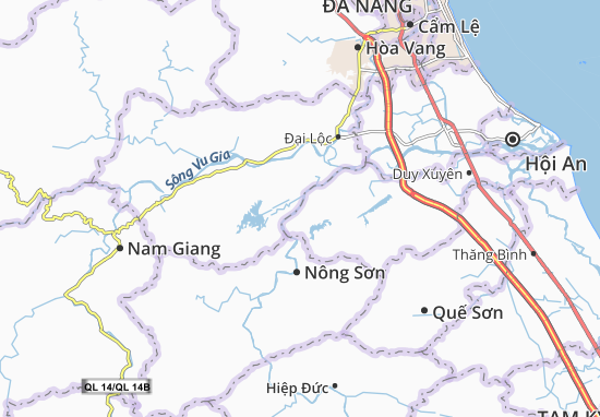 Karte Stadtplan Duy Thu