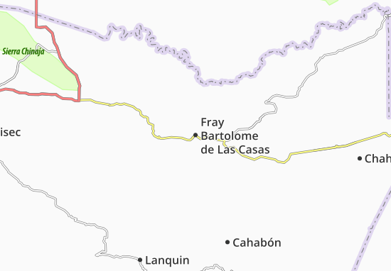 Karte Stadtplan Fray Bartolome de Las Casas