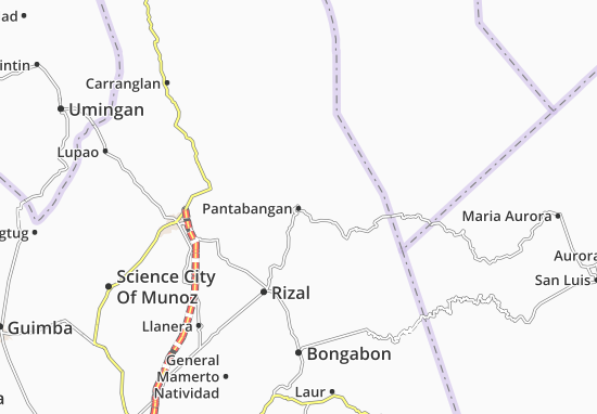 Kaart Plattegrond Pantabangan