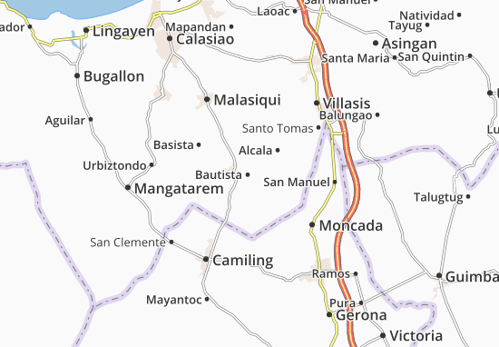 Karte Stadtplan Bautista