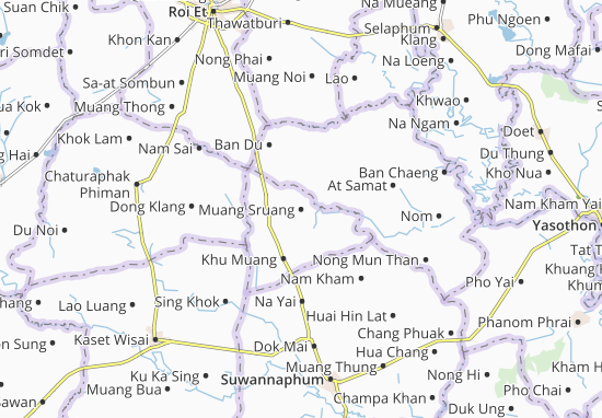 Karte Stadtplan Muang Sruang