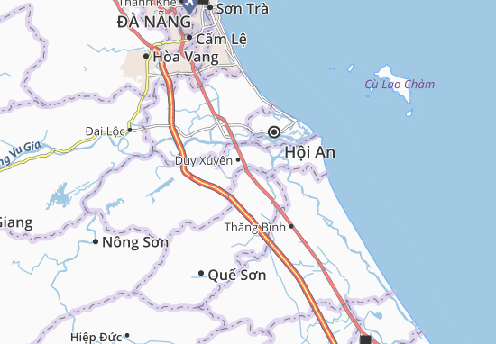 Kaart Plattegrond Quế Xuân 1