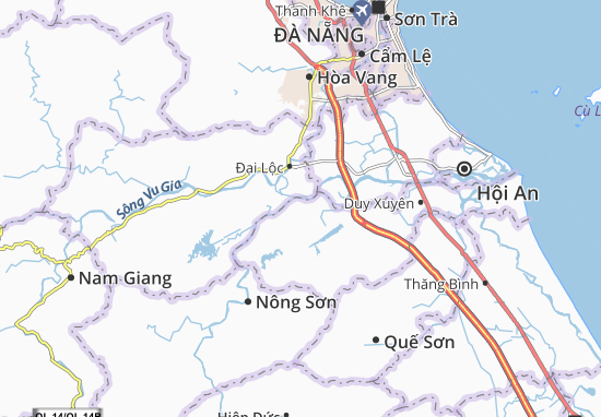 Kaart Plattegrond Duy Hòa