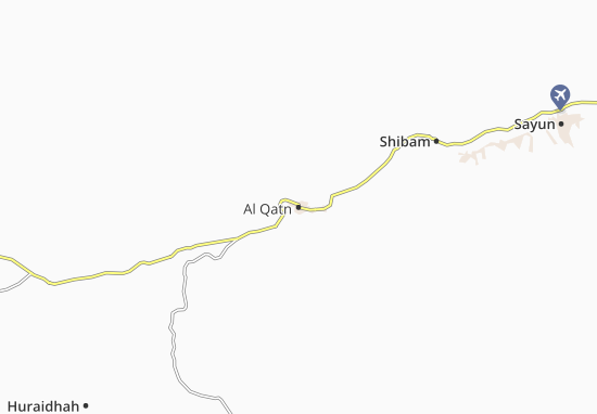 Kaart Plattegrond Al Qatn