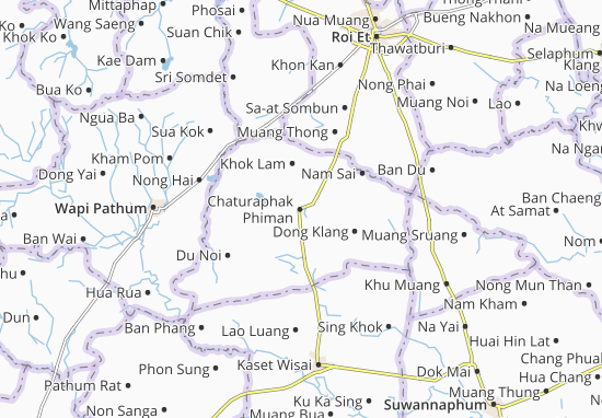 Karte Stadtplan Chaturaphak Phiman