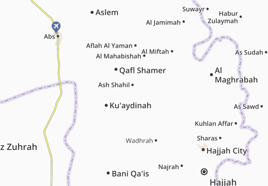 Karte Stadtplan Ash Shahil